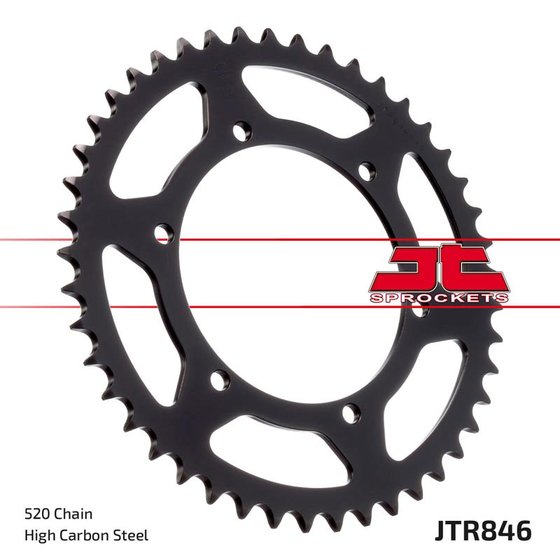 JTR846 JT Sprockets plieninė galinė žvaigždutė