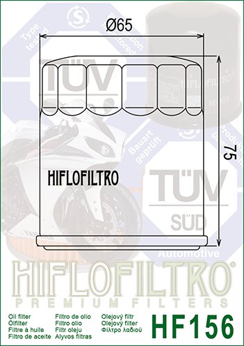 HF156 Hiflofiltro alyvos filtras