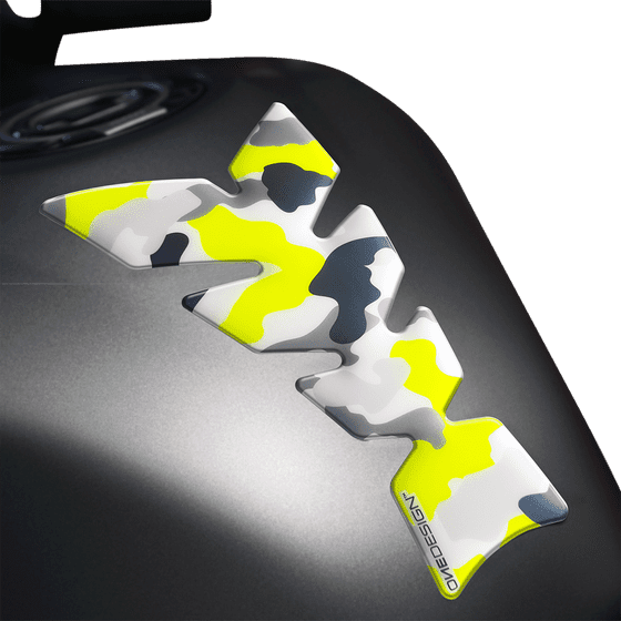 CGAN108P ONEDESIGN tankpad moon camo yellow fluorescent