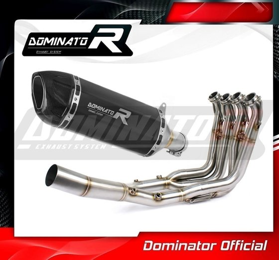 BW082DKFBL-S Dominator full exhaust system silencer hp1 black