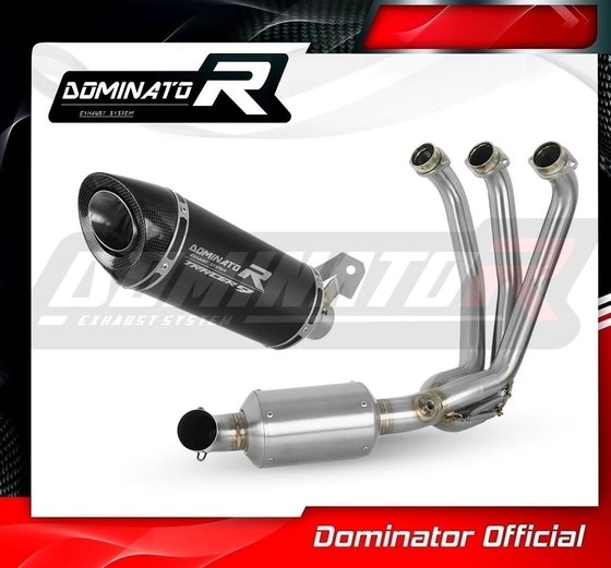 YA145DFBLEX-S Dominator full exhaust system silencer hp8 black ex