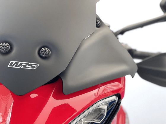 DU019NO WRS deflectors for multistrada v4 in matte black