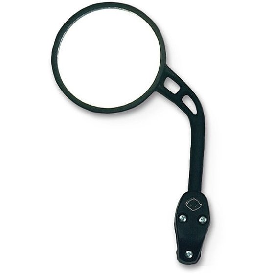 UFO handlebar mirror for 22mm (7/8") handlebars - left black