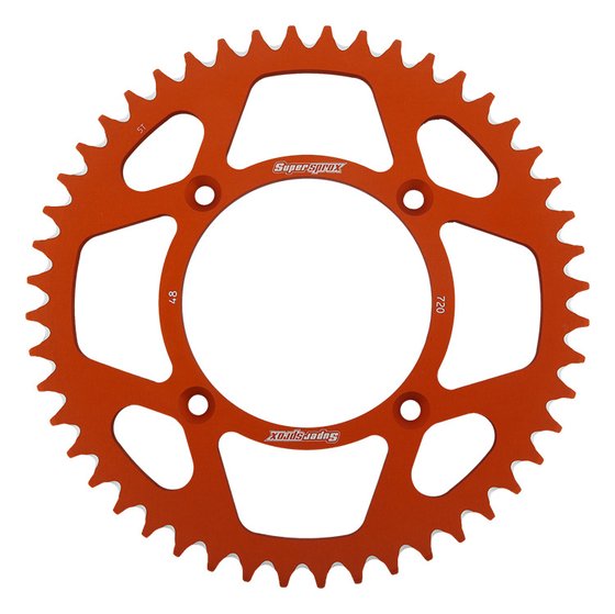 72307AO48 Supersprox supersprox rear sprocket alu ral-720:48 orange