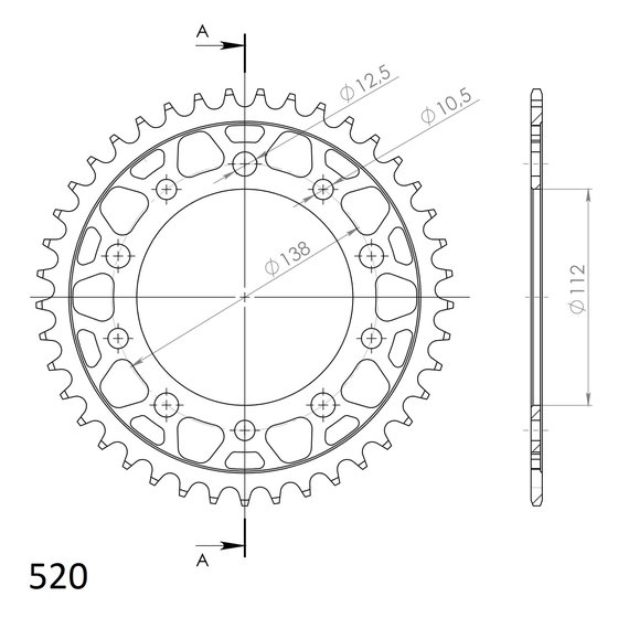 10509-41 Supersprox supersprox / jt rear sprocket 1303.41