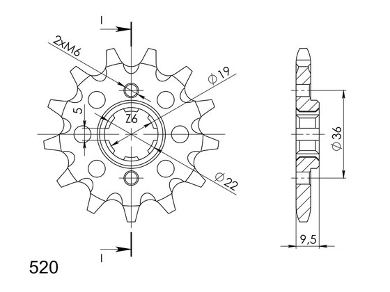 20308-14 Supersprox supersprox / jt front sprocket 337.14