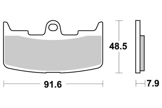 23-795HS SBS sbs brakepads sintered