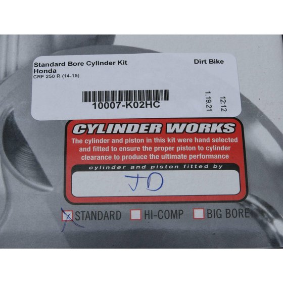 10007-K02HC Cylinder Works standard bore high compression cylinder kit