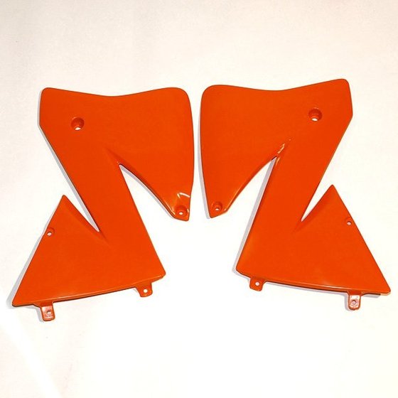 650-3066-127 UFO ufo radiator shrouds ktm125-380exc 2t,400-525 4t 02 orange 127