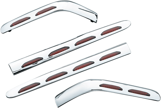 3202 KURYAKYN lighted saddlebag molding with red led