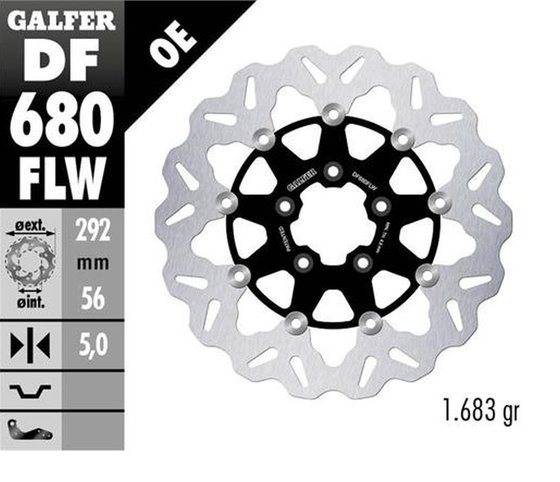 GALFER float wave brake disc