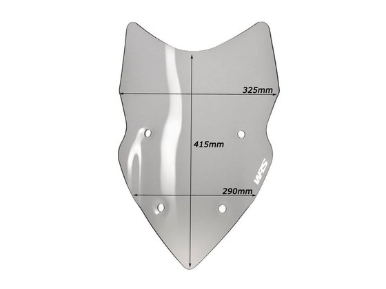 DU004F WRS smoke windshield for multistrada motorcycle