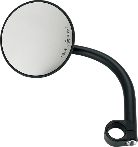 BILTWELL large round mirror with 7/8 inch mount for handlebar controls