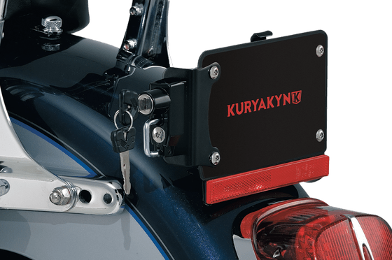 KURYAKYN license plate with helmet lock