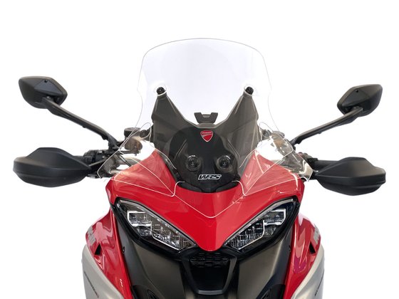 DU017T WRS touring windshield with multiple vents - clear