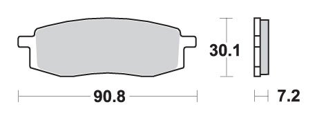 580SI SBS  sbs brakepads sintered offroad