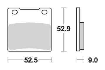 556LS SBS brakepads sintered rear