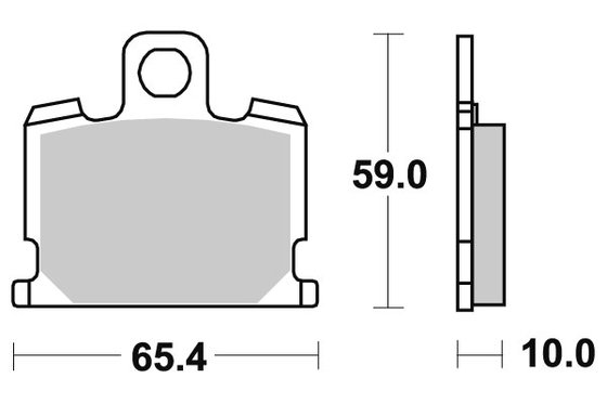 6565470 DOPPLER sbs brakepads ceramic