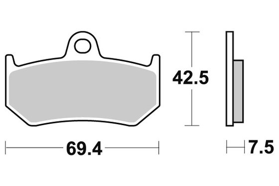 6567636 DOPPLER sbs brakepads sintered rear