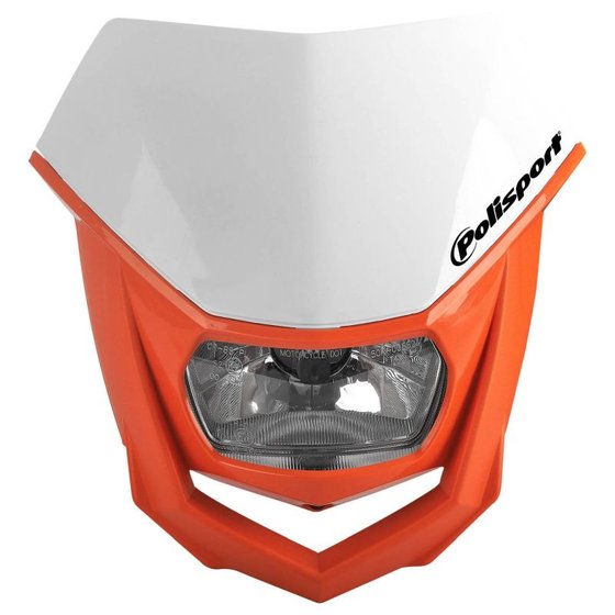 POLISPORT halogen headlight with orange halo