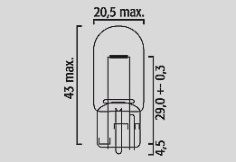 FLOSSER amber wedge bulbs (10 pack)