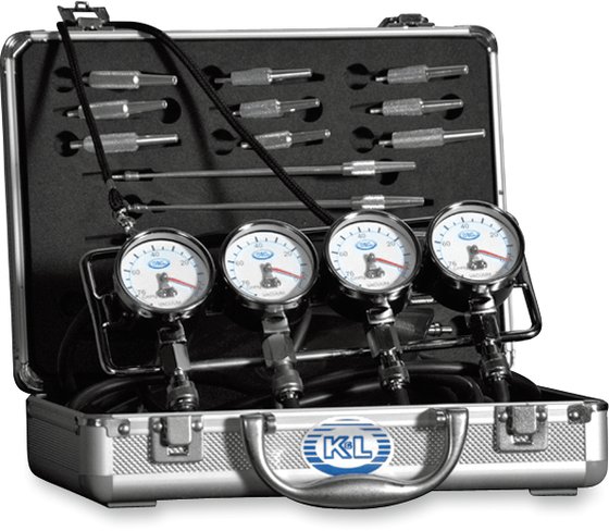 K&L SUPPLY deluxe vacuum gauge set