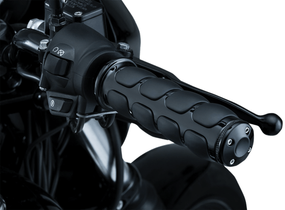 6340 KURYAKYN "iso black handlebar grips"