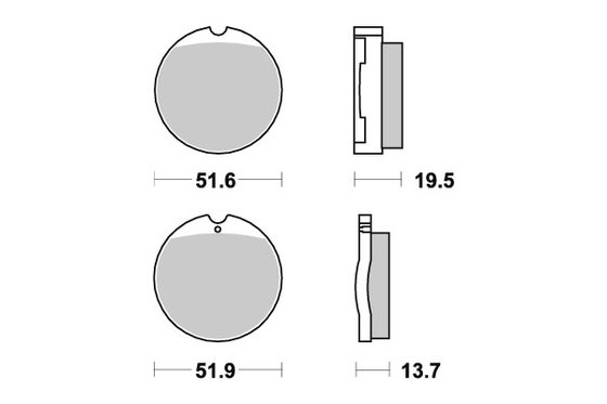 6565010 DOPPLER sbs brakepads ceramic