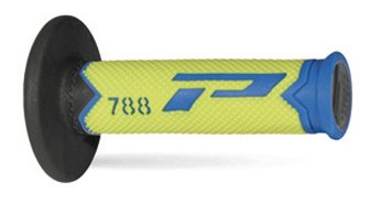 PRO GRIP triple density offroad grips 788 - light blue/fluo yellow/black