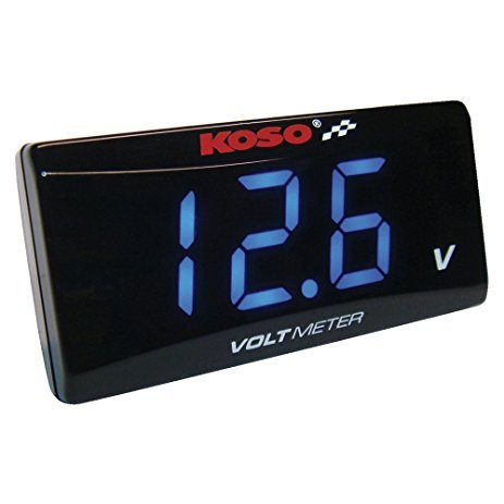 BA024B00 KOSO NORTH AMERICA super thin blue volt meter