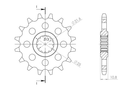 21606-17 Supersprox supersprox / jt front sprocket 1586.17