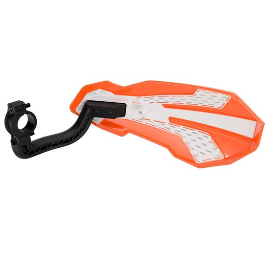 8308200003 POLISPORT mx flow handguards in orange/white