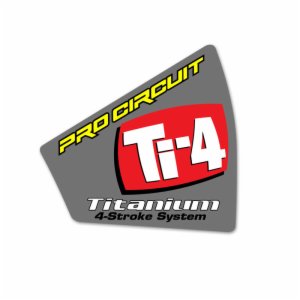 PRO CIRCUIT ti-4 end cap decal