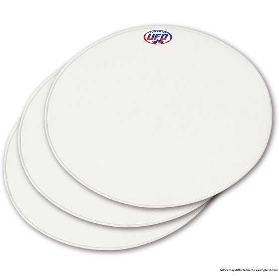 UFO uni oval plate white (3-pack)