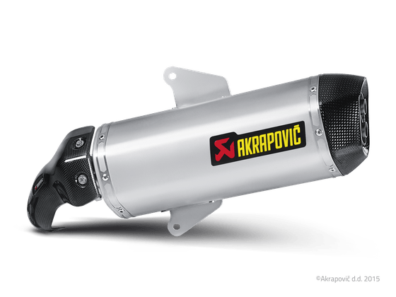 S-A8SO2-HWSS AKRAPOVIC stainless steel/carbon fiber slip-on muffler