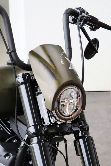 HD-BRO098 CULT WERK custom raw headlight mask