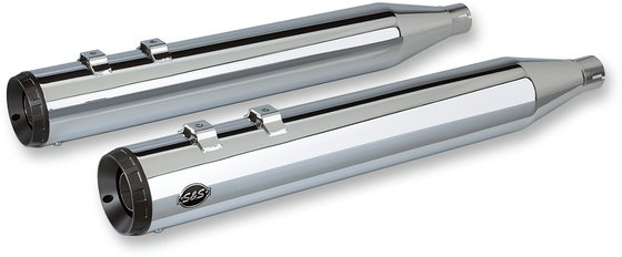 550-0693 S&S CYCLE grand national slip-on chrome mufflers