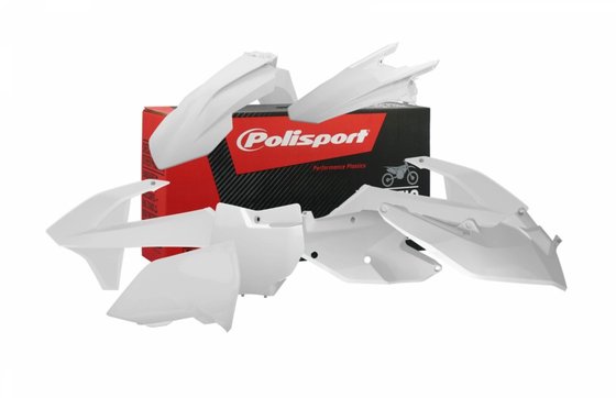 90680 POLISPORT complete white mx body kit