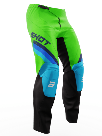 SHOT pant kids raw tracer green