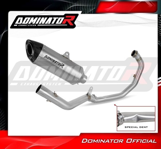 KT074DFSF Dominator full exhaust system silencer hp8 + db killer