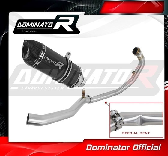 KT062DFBL-S Dominator exhaust full system silencer hp1 black