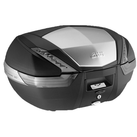 321-V47NT GIVI givi v47 tech monokey 47lt case with black unpainted cover