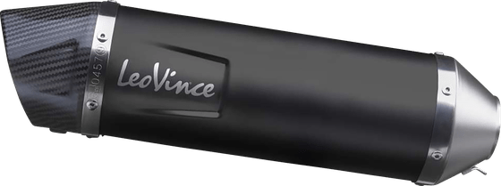 14352EB LEOVINCE lv one evo black edition slip-on muffler