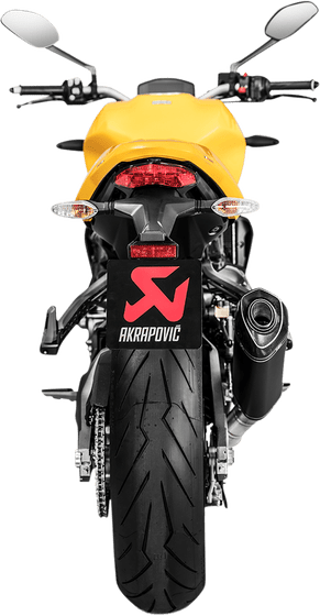 S-D12SO8-RTBL AKRAPOVIC slip-on line muffler