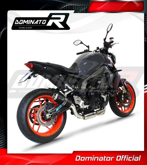 YA132DCBL-S Dominator full exhaust system silencer gp black