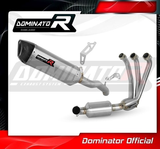 YA144DFEX-S Dominator full exhaust system silencer hp6 ex