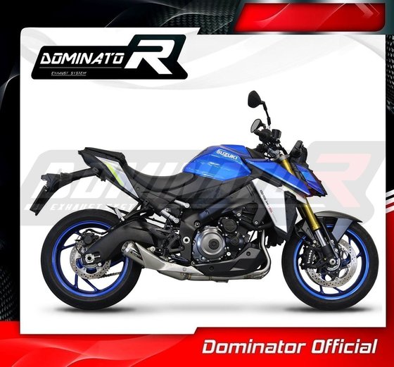 SU106DCEX Dominator full exhaust system ex silencer gps + db killer