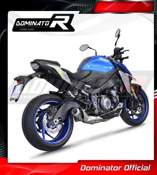 SU106DCEX Dominator full exhaust system ex silencer gps + db killer