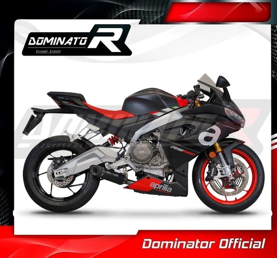 AP041DFBL-S Dominator full exhaust system silencer hp8 black