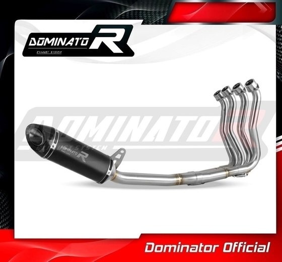 SU075DFSFBL-S Dominator full exhaust system silencer hp8 black